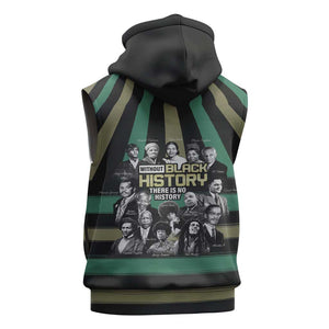 Black History Month Sleeveless Hoodie Civil Rights Leaders - African Pride