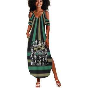 Black History Month Summer Maxi Dress Civil Rights Leaders