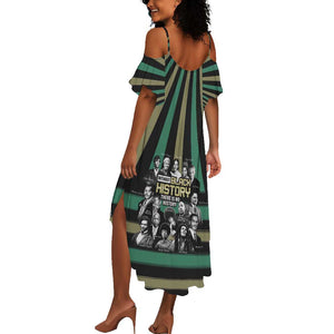 Black History Month Summer Maxi Dress Civil Rights Leaders
