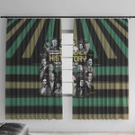 Black History Month Window Curtain Civil Rights Leaders