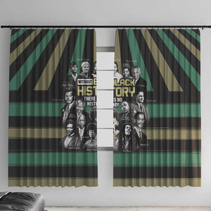 Black History Month Window Curtain Civil Rights Leaders