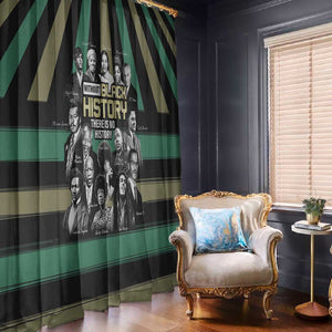 Black History Month Window Curtain Civil Rights Leaders