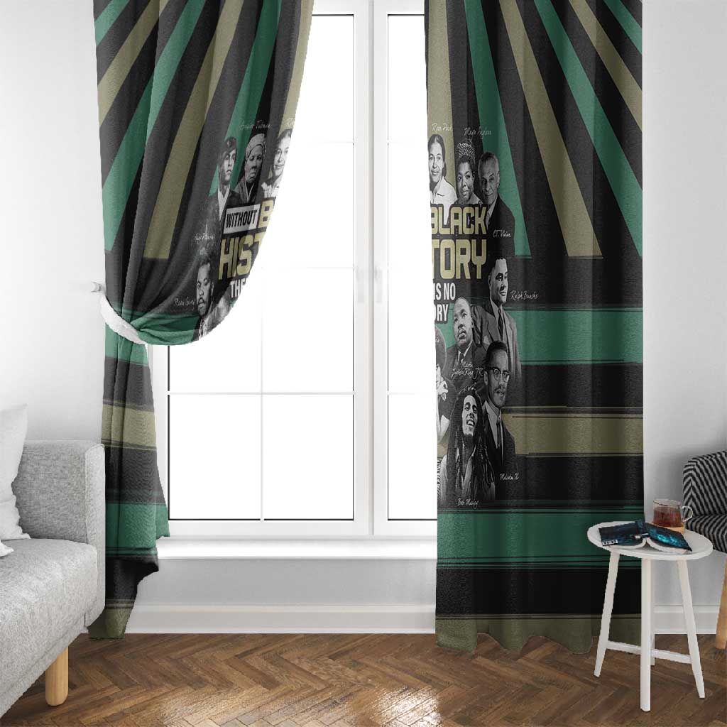 Black History Month Window Curtain Civil Rights Leaders