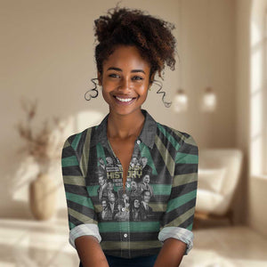 Black History Month Women Casual Shirt Civil Rights Leaders