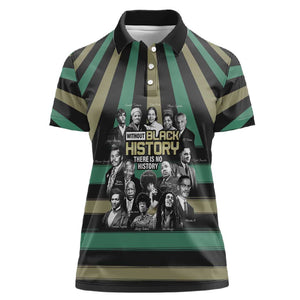 Black History Month Women Polo Shirt Civil Rights Leaders