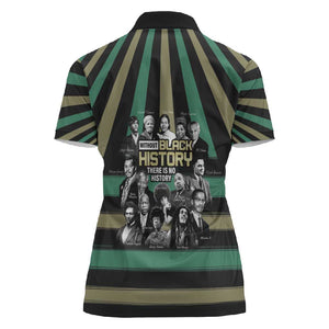 Black History Month Women Polo Shirt Civil Rights Leaders
