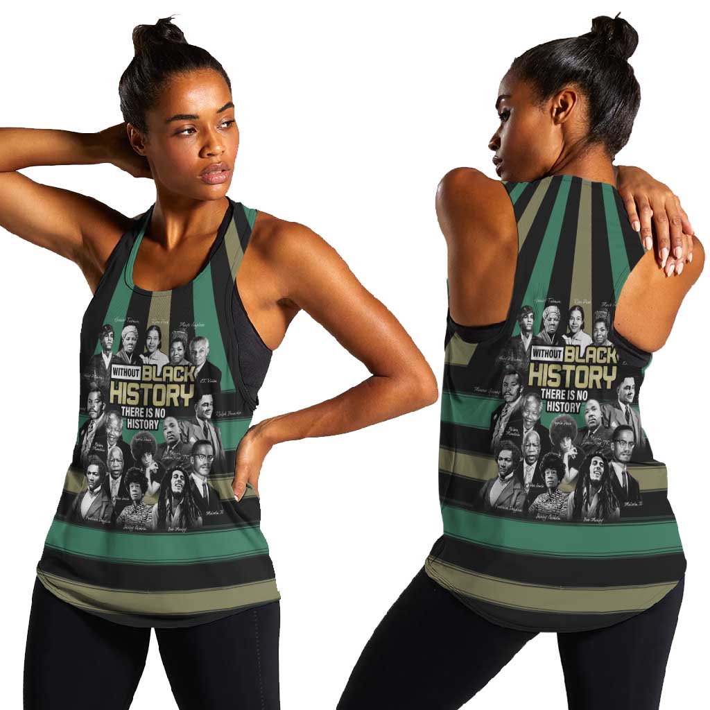 Black History Month Women Racerback Tank Civil Rights Leaders
