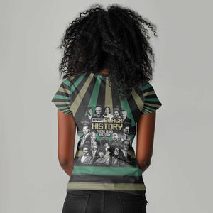 Black History Month Women V-Neck T-Shirt Civil Rights Leaders