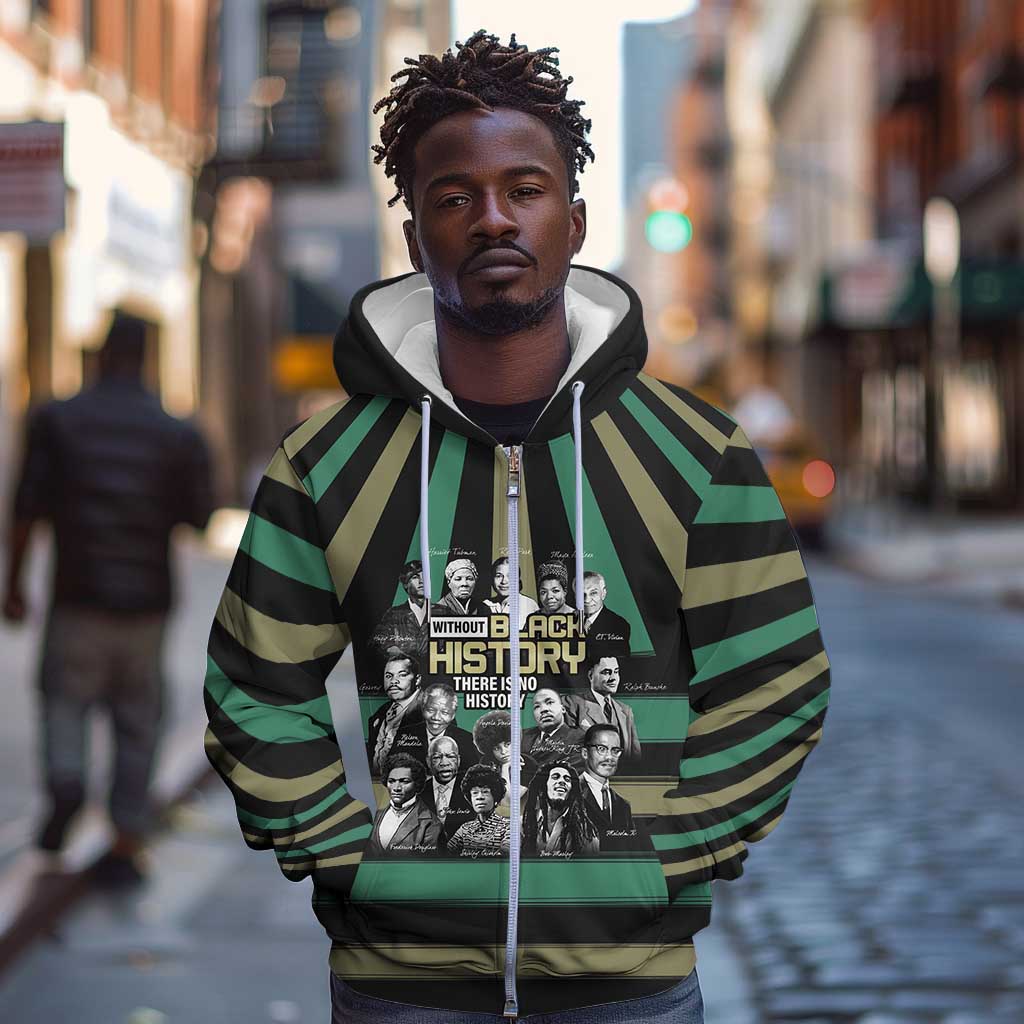 Black History Month Zip Hoodie Civil Rights Leaders