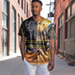 Afro Egyptian Pyramids Baseball Jersey Ancient African Achievements Galaxy