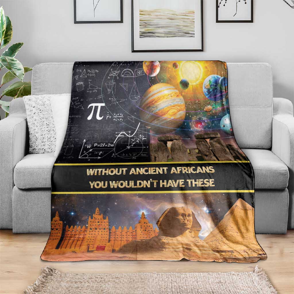 Afro Egyptian Pyramids Blanket Ancient African Achievements Galaxy