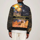 Afro Egyptian Pyramids Bomber Jacket Ancient African Achievements Galaxy