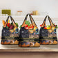 Afro Egyptian Pyramids Grocery Bag Ancient African Achievements Galaxy