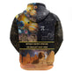 Afro Egyptian Pyramids Hoodie Ancient African Achievements Galaxy