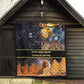 Afro Egyptian Pyramids Quilt Ancient African Achievements Galaxy