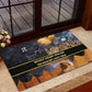 Afro Egyptian Pyramids Rubber Doormat Ancient African Achievements Galaxy