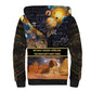 Afro Egyptian Pyramids Sherpa Hoodie Ancient African Achievements Galaxy