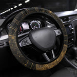 Afro Egyptian Pyramids Steering Wheel Cover Ancient African Achievements Galaxy