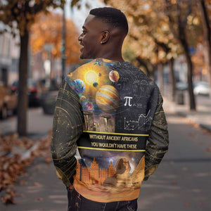 Afro Egyptian Pyramids Sweatshirt Ancient African Achievements Galaxy