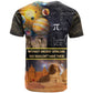 Afro Egyptian Pyramids T shirt Ancient African Achievements Galaxy