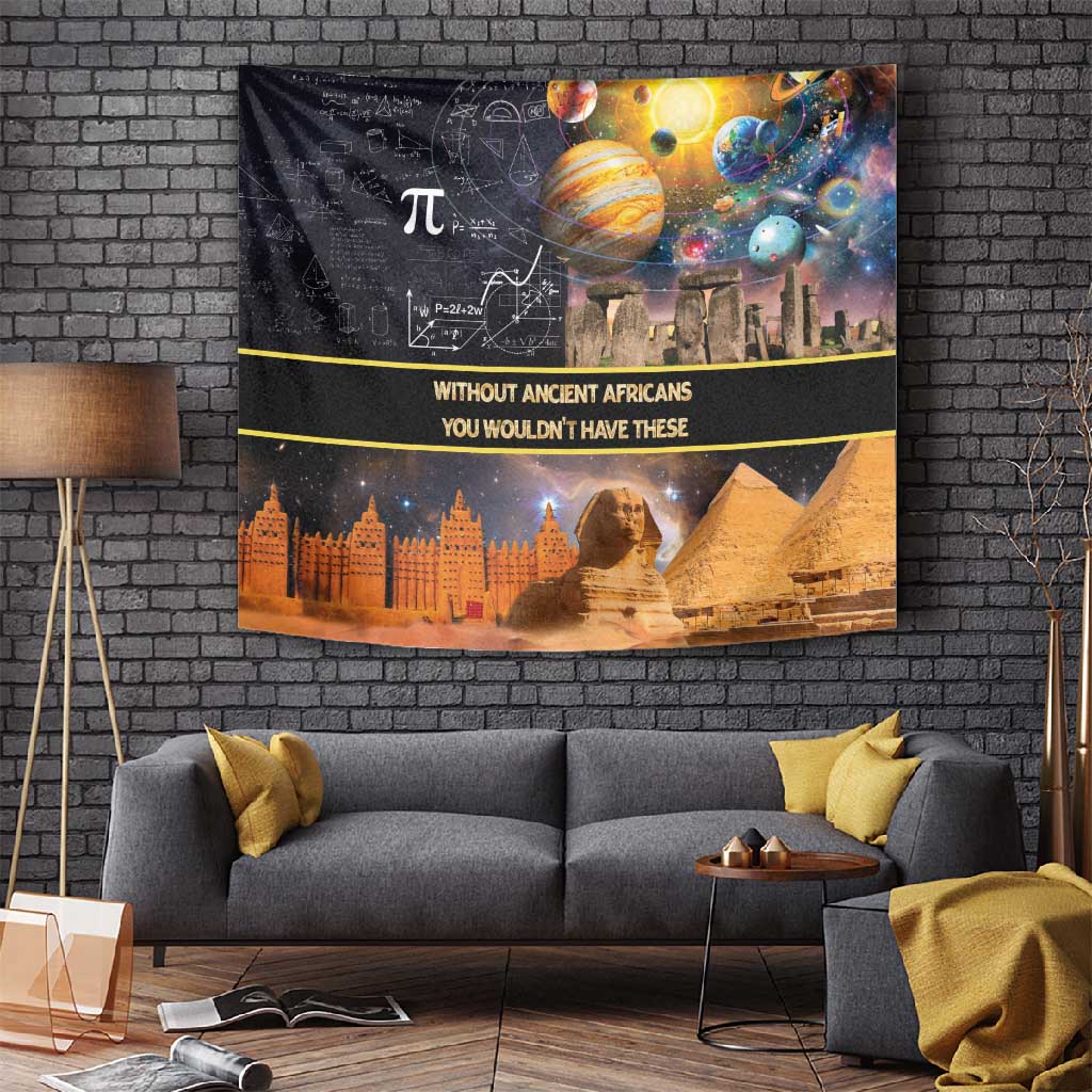 Afro Egyptian Pyramids Tapestry Ancient African Achievements Galaxy