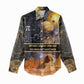 Afro Egyptian Pyramids Women Casual Shirt Ancient African Achievements Galaxy