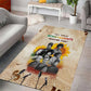 African Achievements Area Rug Civil Rights Female Leaders Sunflower