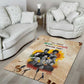 African Achievements Area Rug Civil Rights Female Leaders Sunflower