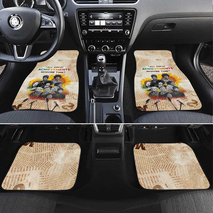 African Achievements Car Mats Civil Rights Female Leaders Sunflower