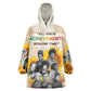 African Achievements Kid Wearable Blanket Hoodie Civil Rights Female Leaders Sunflower