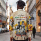 African Achievements Long Sleeve Button Shirt Civil Rights Female Leaders Sunflower