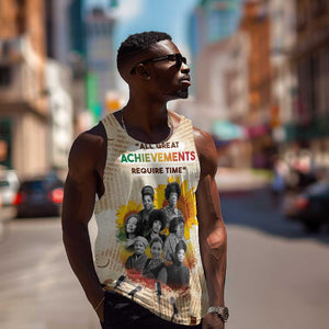 African Achievements Men Tank Top Civil Rights Female Leaders Sunflower