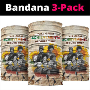 African Achievements Neck Gaiter Civil Rights Female Leaders Sunflower DT04