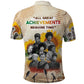 African Achievements Polo Shirt Civil Rights Female Leaders Sunflower