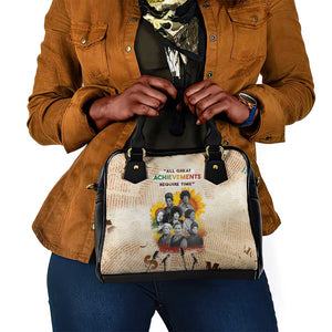 African Achievements Shoulder Handbag Civil Rights Female Leaders Sunflower