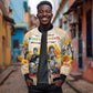 African Achievements Sleeve Zip Bomber Jacket Civil Rights Female Leaders Sunflower