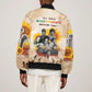 African Achievements Sleeve Zip Bomber Jacket Civil Rights Female Leaders Sunflower
