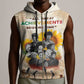 African Achievements Sleeveless Zip Hoodie Civil Rights Female Leaders Sunflower - African Pride