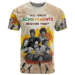 African Achievements T shirt Civil Rights Female Leaders Sunflower