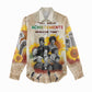 African Achievements Women Casual Shirt Civil Rights Female Leaders Sunflower