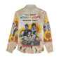 African Achievements Women Casual Shirt Civil Rights Female Leaders Sunflower