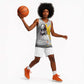 African American Coretta Scott King Basketball Jersey Honoring The Legacy Hand Draw Style - African Pride