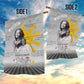 African American Coretta Scott King Garden Flag Honoring The Legacy Hand Draw Style