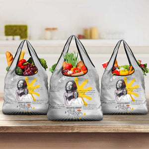 African American Coretta Scott King Grocery Bag Honoring The Legacy Hand Draw Style