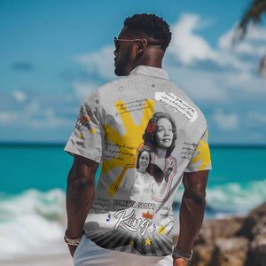 African American Coretta Scott King Hawaiian Shirt Honoring The Legacy Hand Draw Style