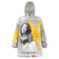 African American Coretta Scott King Kid Wearable Blanket Hoodie Honoring The Legacy Hand Draw Style