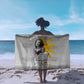 African American Coretta Scott King Sarong Honoring The Legacy Hand Draw Style