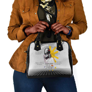 African American Coretta Scott King Shoulder Handbag Honoring The Legacy Hand Draw Style