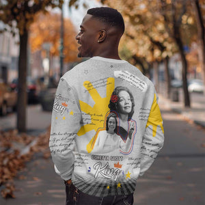African American Coretta Scott King Sweatshirt Honoring The Legacy Hand Draw Style