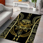 Egypt The Lotus Area Rug Gold Bloom Hieroglyphic Patterns